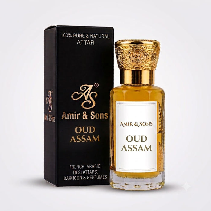 Oud Assam Exotic Attar 12ML: Deep Traditional Indian Agarwood (Dehn Al Oud) (blend)