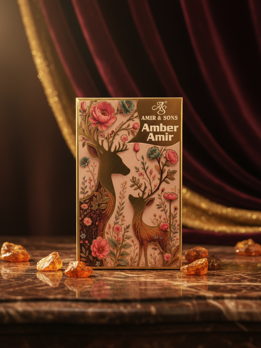 Amber Amir Luxury Perfume Bottle