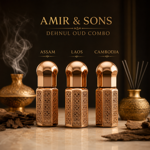 DEHNUL OUD COMBO :Three Origins. Three Personalities. One Exceptional Oud Experience.
