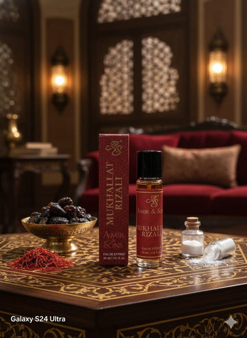 Mukhallat Rizali – Sweet Amber Saffron Perfume