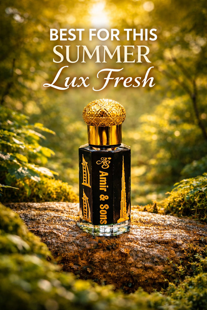 Lux Fresh Attar – Summer Citrus Fragrance, 12ml 🍋❄️
