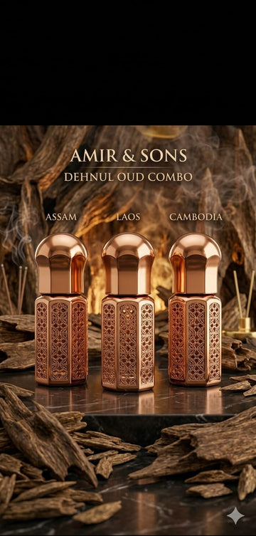 DEHNUL OUD COMBO :Three Origins. Three Personalities. One Exceptional Oud Experience.