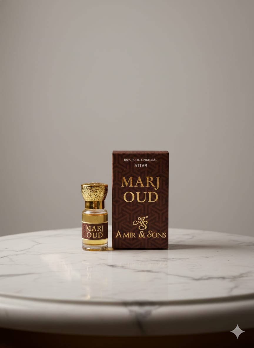 Marj Oud Attar – Musky Woody Elegance (6ML)